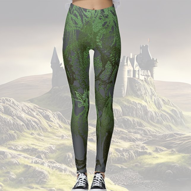 Leggings Dragones verdes (Subido por el creador)