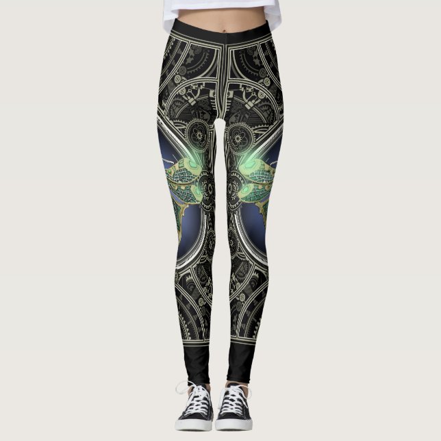 Leggings Dragonesa Steampunk (Anverso)