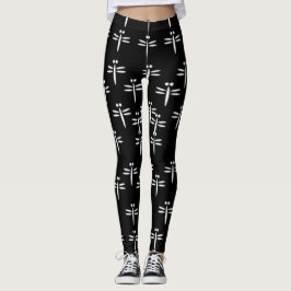 Leggings Dragonflies en negro