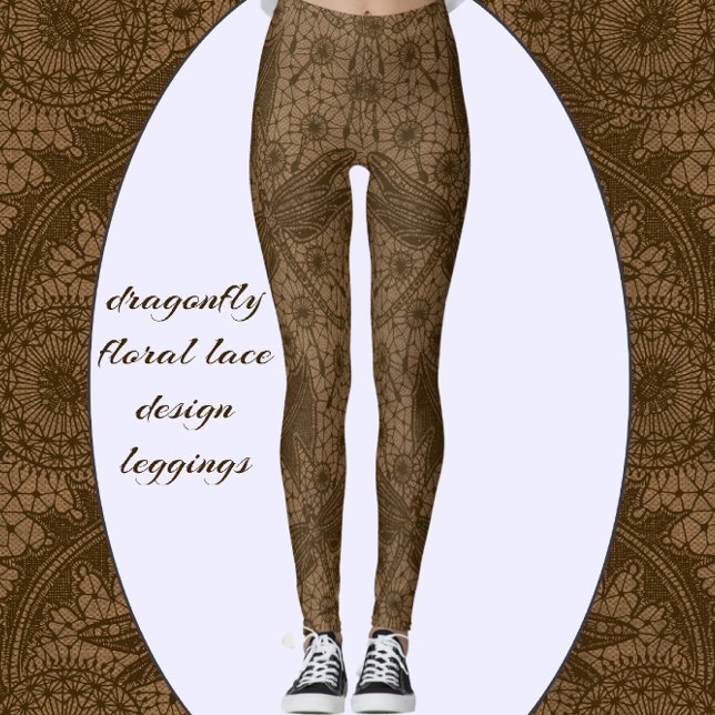 Leggings Dragonfly Wings Fancy Floral Dream (Subido por el creador)