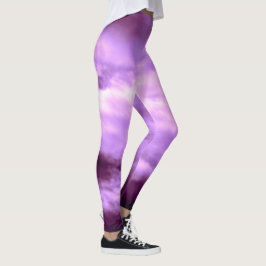 Leggings Dramático cielo púrpura