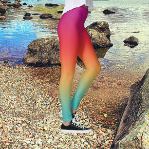 Leggings Dulce claro Macaron Ombre Tie Dye