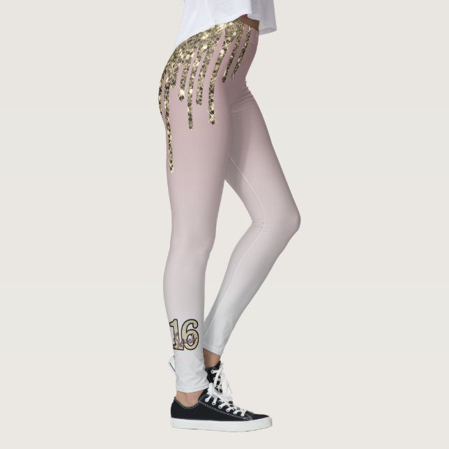 Leggings Dulce de oro rosa rosado de Rubor (Derecha)