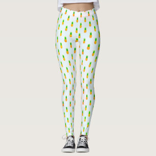 Leggings Dulce Patrón de Piña Tropical