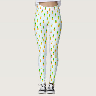 Leggings Dulce Patrón de Piña Tropical