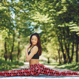 Leggings Dulce pintalabios besa piernas - Diversión