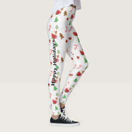 Leggings Dulces de Navidad Personalizables