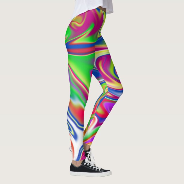 Leggings "Dulces Swirls: El Delight de la Mármol de Bubbleg (Derecha)
