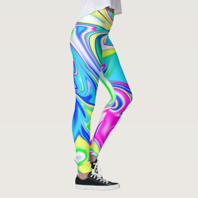 Leggings "Dulces Swirls: El Delight de la Mármol de Bubbleg (Derecha)