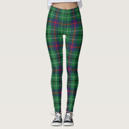 Leggings Duncan Tartan Scottish Clan Plaid Pattern
