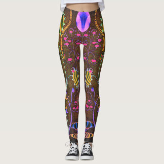Leggings Dwainizms "fantasía -" polainas de encargo verdes