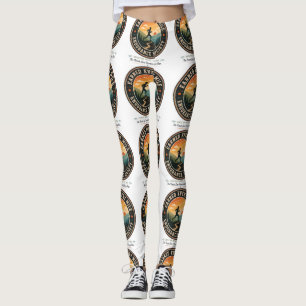 Leggings Earn Every Mile Endurance Trail Runner Retro Tee e