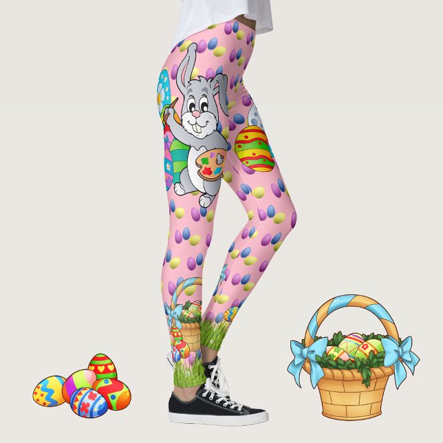 Leggings EASTER Chicas mujeres conejitas de yoga d (Subido por el creador)