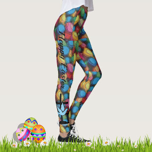 Leggings EASTER Chicas mujeres conejitas de yoga d