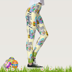 Leggings EASTER Chicas mujeres conejitas de yoga d