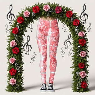 Leggings Ecos Carmesíes