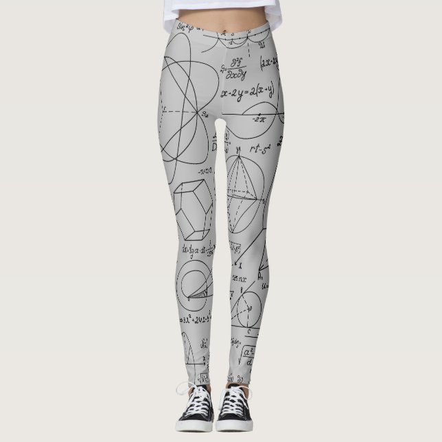 Leggings Ecuación euclidiana de la Fórmula de Geometría Mat (Anverso)