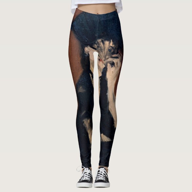 Leggings Edouard Manet - Berthe Morisot con un ventilador (Anverso)
