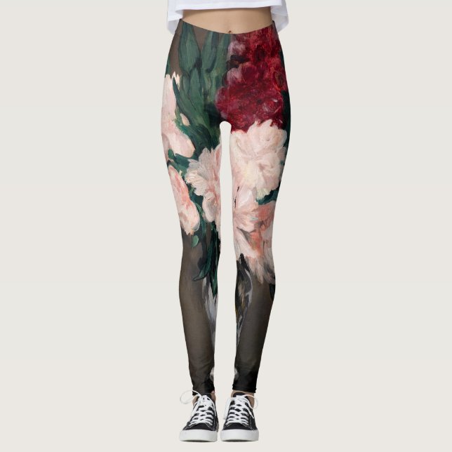 Leggings Edouard Manet - Vase de Peonies en Pedestal pequeñ (Anverso)
