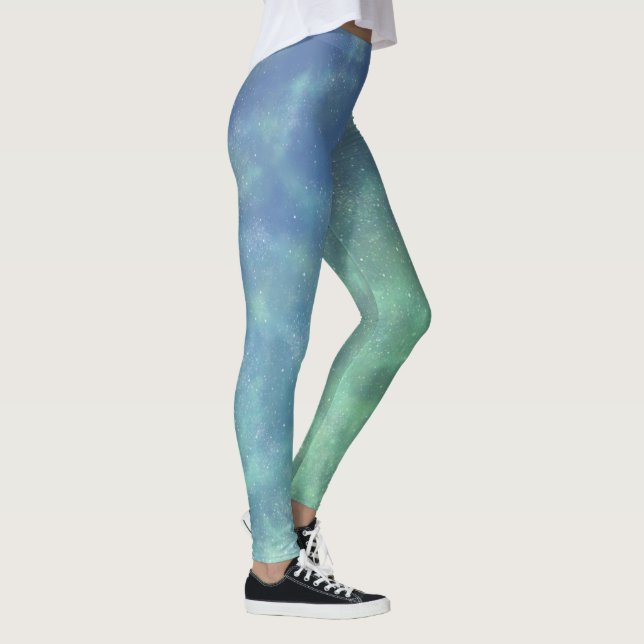 Leggings EDS: Galaxia de elementos terrestres y acuáticos (Derecha)