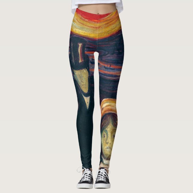 Leggings Edvard Munch - Ansiedad (Anverso)