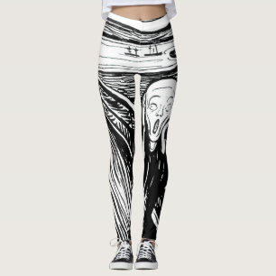 Leggings Edvard Munch - La litografía de la crema