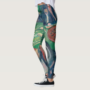 Leggings Edvard Munch - La mesa de la ruleta en Monte Carlo