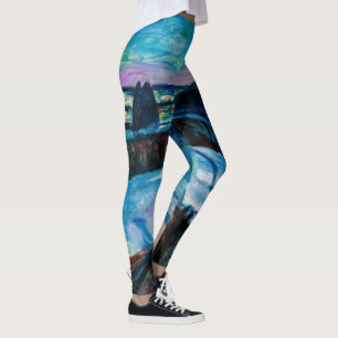 Leggings Edvard Munch - Noche Starry 1922