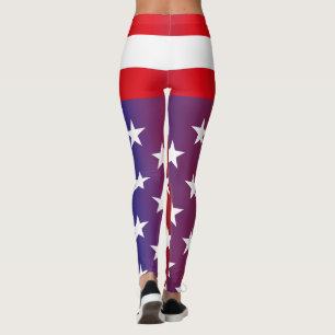 Leggings EEUU/USA FLAG Text Style BARNA by MASANSER