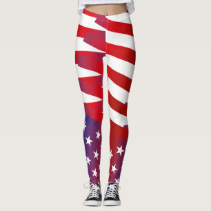 Leggings EEUU/USA FLAG Text Style BARNA by MASANSER