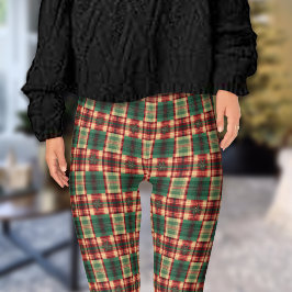 Leggings Efecto controlado de plaquetas de navidades