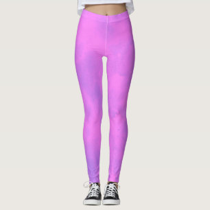 Leggings Efecto de nube de tormenta de estilo Rosa