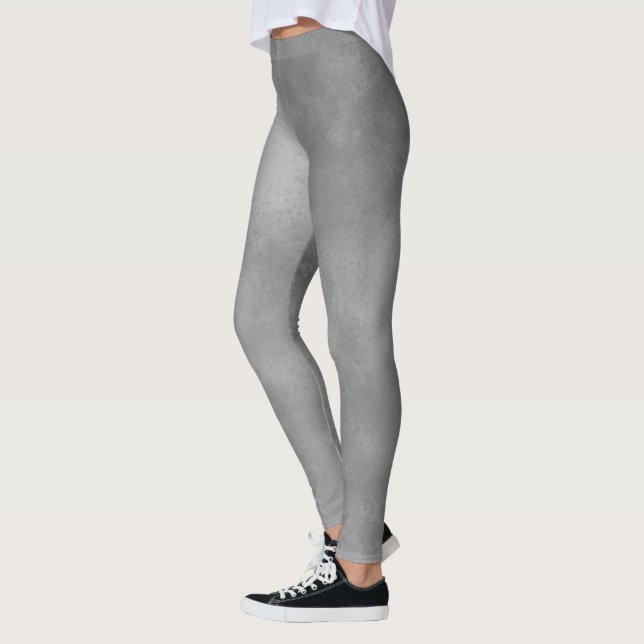 Leggings Efecto de nube de tormenta elegante gris (Izquierda)