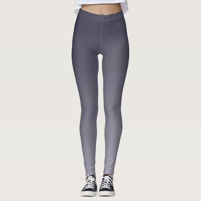 Leggings Efecto sombrío gris claro de la luna (Anverso)