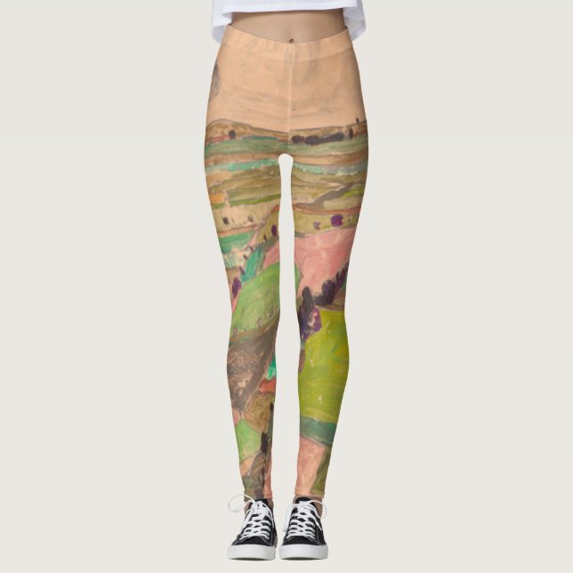 Leggings Egon Schiele - Paisaje de campo (Anverso)