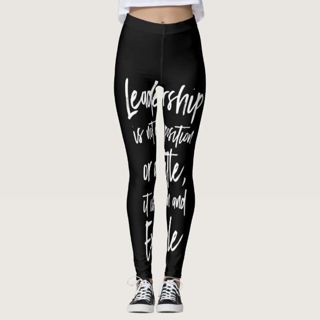 Leggings ejemplo de liderazgo (Anverso)