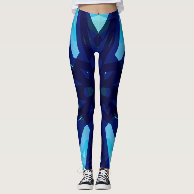 Leggings Ejercicio de fitness de gimnasia de yoga con patró (Anverso)