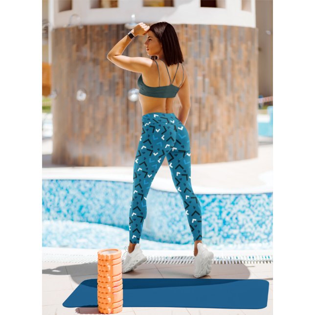 Leggings Ejercicio de uso activo Cute Blue Yoga (Subido por el creador)