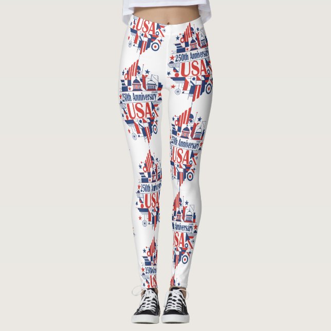 Leggings El 250 aniversario de Estados Unidos (Anverso)
