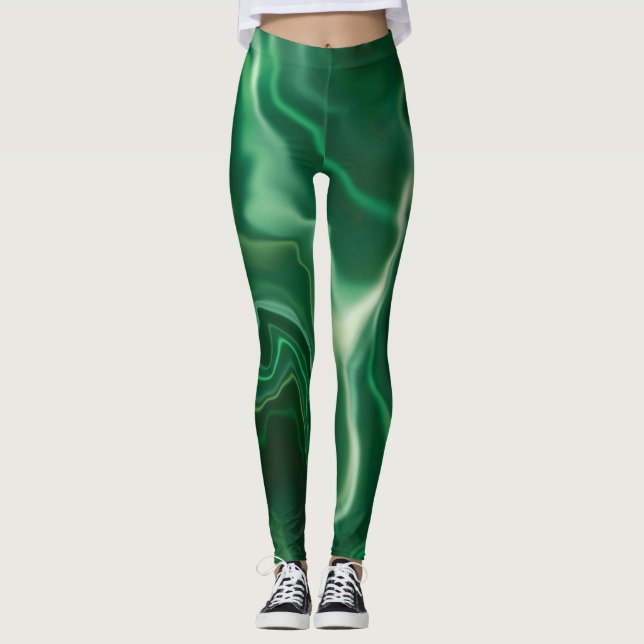 Leggings El agua verde esmeralda martiriza las leyendas de  (Anverso)