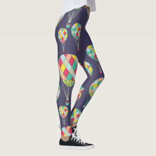 Leggings El aire caliente colorido simple hincha las