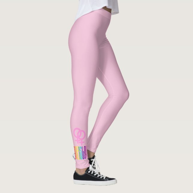 Leggings El amor es amor Relación lesbiana Venus Pride (Derecha)