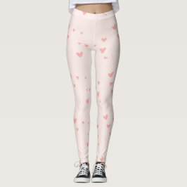 Leggings El amor está en el aire de los corazones rosados