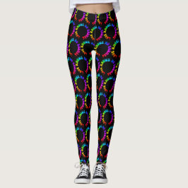 Leggings El amor no conoce límites al círculo arcoiris LGBT