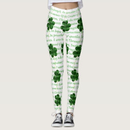 Leggings El antiguo poema irlandés St. Patrick Hymn El grit