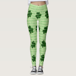 Leggings El antiguo poema irlandés St. Patrick Hymn El grit