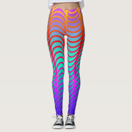 Leggings El arco iris agita las polainas