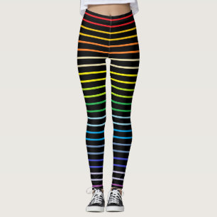 Leggings El arco iris más amplio resumido del espectro ray
