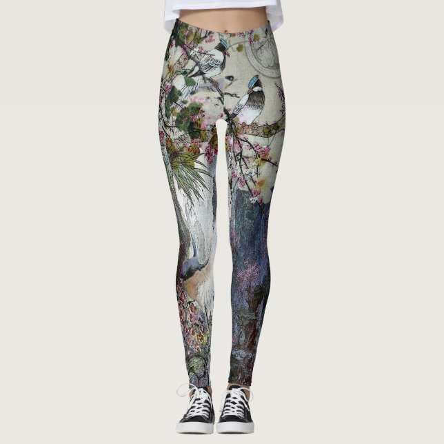 Leggings El arrendajo azul Serenades la primavera (Anverso)