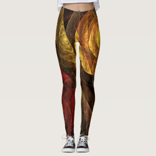 Leggings El arte abstracto de la espiral de la vida